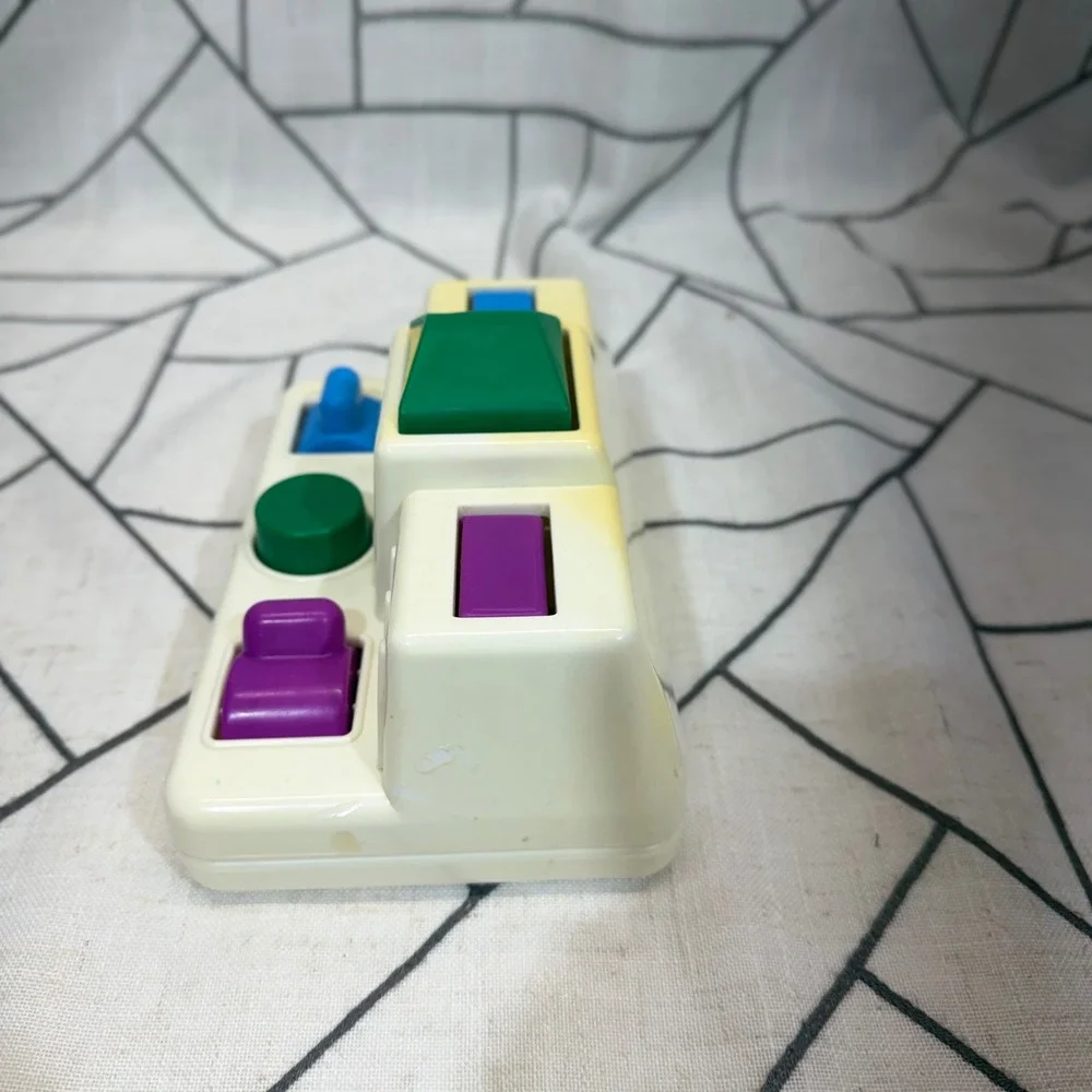 Playskool Barney Pop Up Toy OS White 1991 Vintage Character Activity Toy